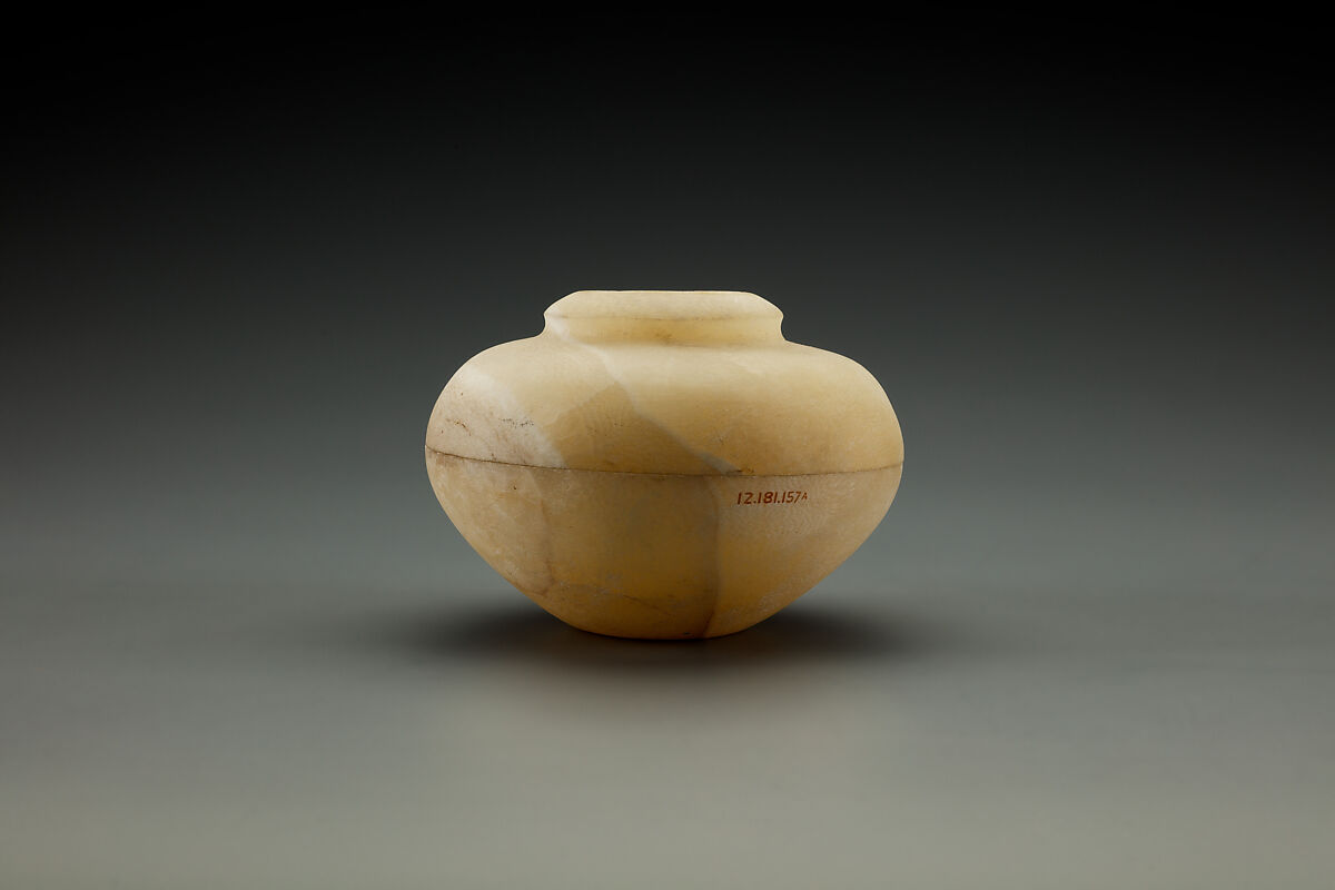 Small bowl, Travertine (Egyptian alabaster)