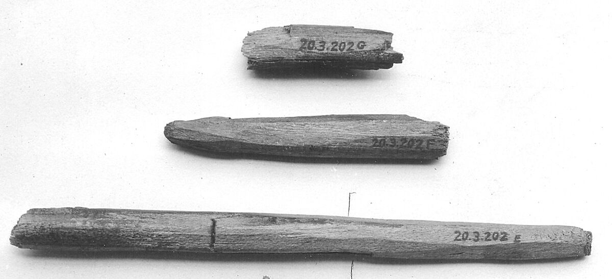 Peg from Wah's Coffin, Wood 