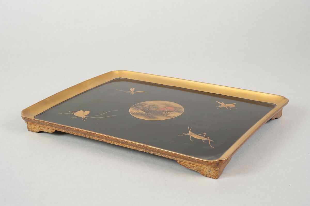 Tray, Lacquer, Japan
