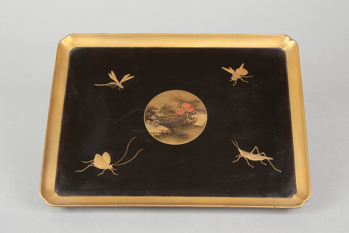 Tray, Lacquer, Japan