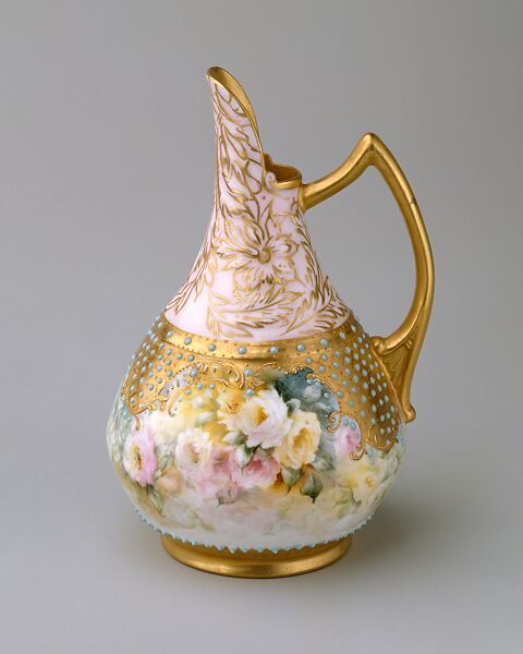 Pitcher, Designed by Kenneth P. Beattie, Porcelain, American 