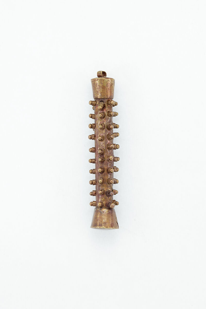 Cylinder amulet, Gold 