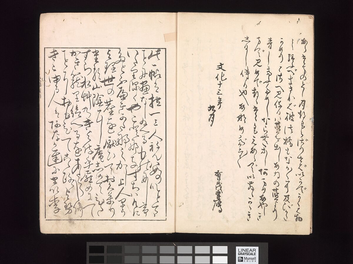 Ōson (Hōitsu) Picture Album (Ōson gafu), Sakai Hōitsu (Japanese, 1761–1828), Woodblock printed book; ink and color on paper, Japan