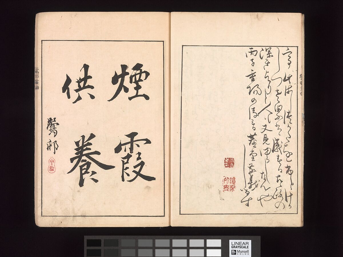 Ōson (Hōitsu) Picture Album (Ōson gafu), Sakai Hōitsu (Japanese, 1761–1828), Woodblock printed book; ink and color on paper, Japan