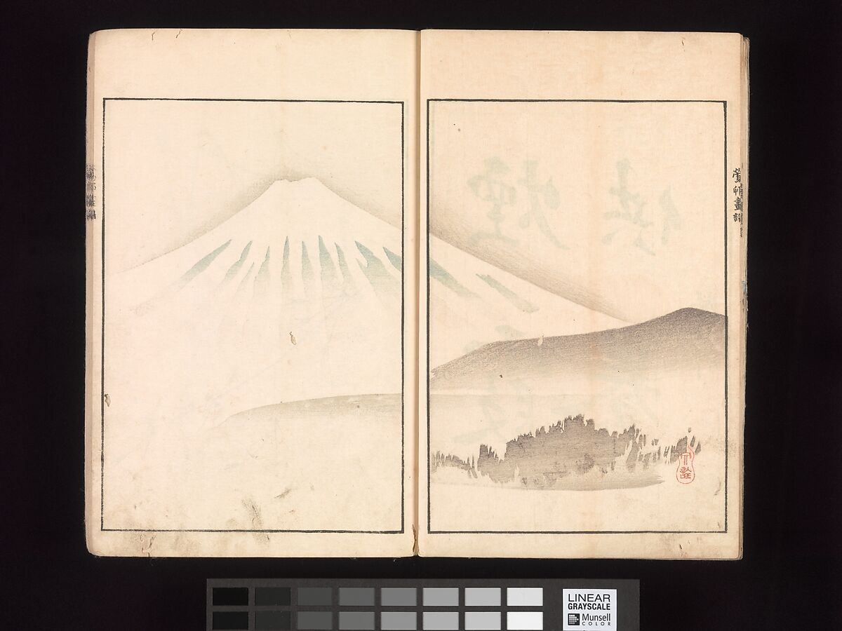 Ōson (Hōitsu) Picture Album (Ōson gafu), Sakai Hōitsu (Japanese, 1761–1828), Woodblock printed book; ink and color on paper, Japan