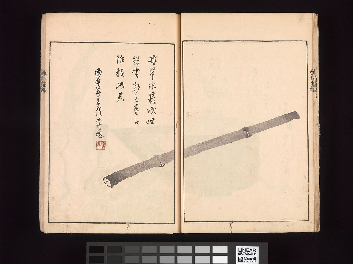 Ōson (Hōitsu) Picture Album (Ōson gafu), Sakai Hōitsu (Japanese, 1761–1828), Woodblock printed book; ink and color on paper, Japan