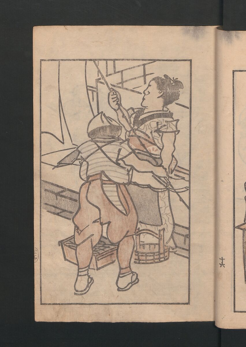 Suiseki Picture Album (Suiseki gafu) 水石画譜, Satō Suiseki 佐藤水石 (Japanese, active 1806–40), Woodblock printed book; ink and color on paper, Japan