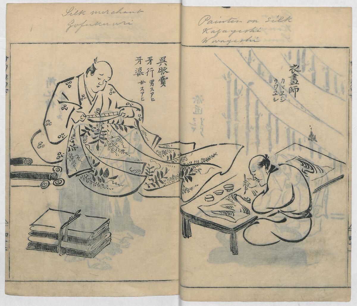 Sketches of People (Jinbutsu sōga) 人物艸画, Kokan 古澗 (late 17th–early 18th century), Ink on paper, Japan