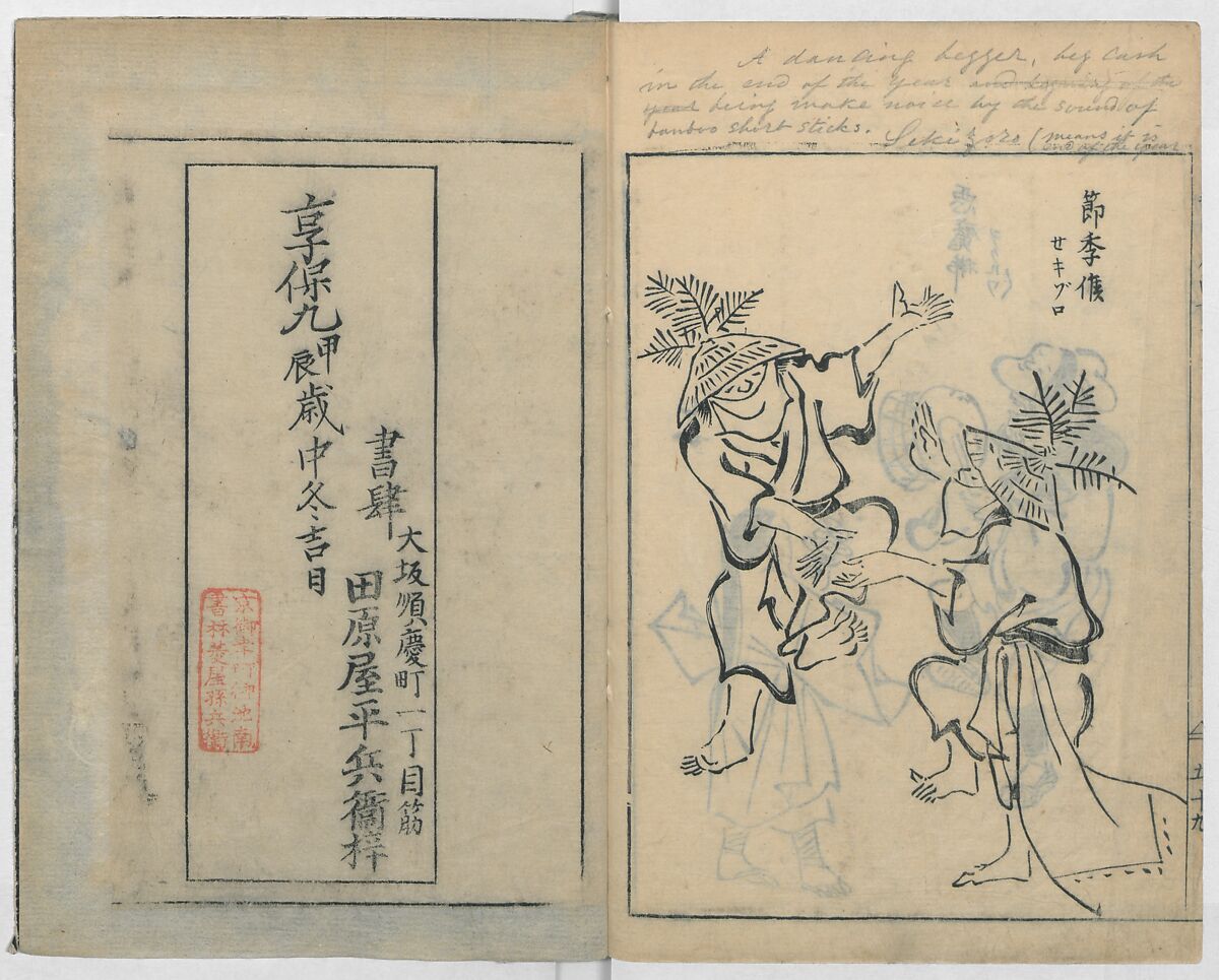 Sketches of People (Jinbutsu sōga) 人物艸画, Kokan 古澗 (late 17th–early 18th century), Ink on paper, Japan