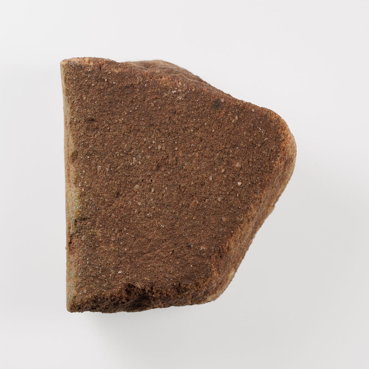 Fragment of a votive tile, Faience