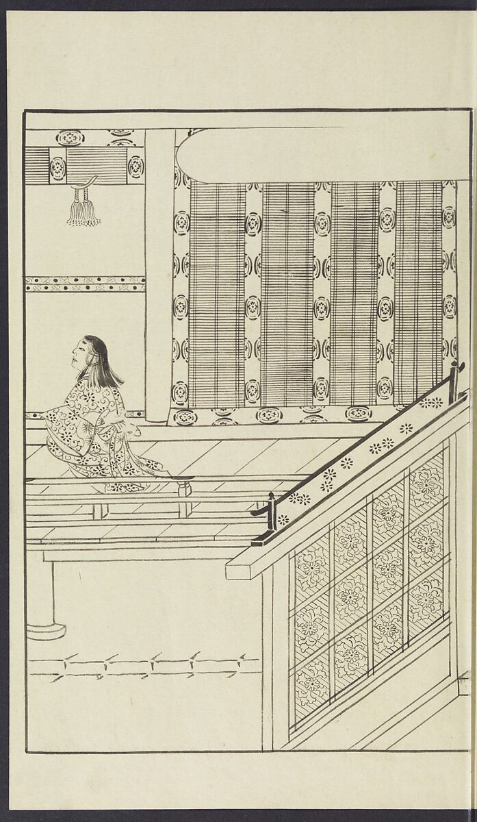Story of Michizane Sugawara, known as Tenjin (Tenjin engi) 天神縁起, Reizen Saburo Tametaka 冷泉(岡田)為恭 (died 1864), Ink and color on paper, Japan