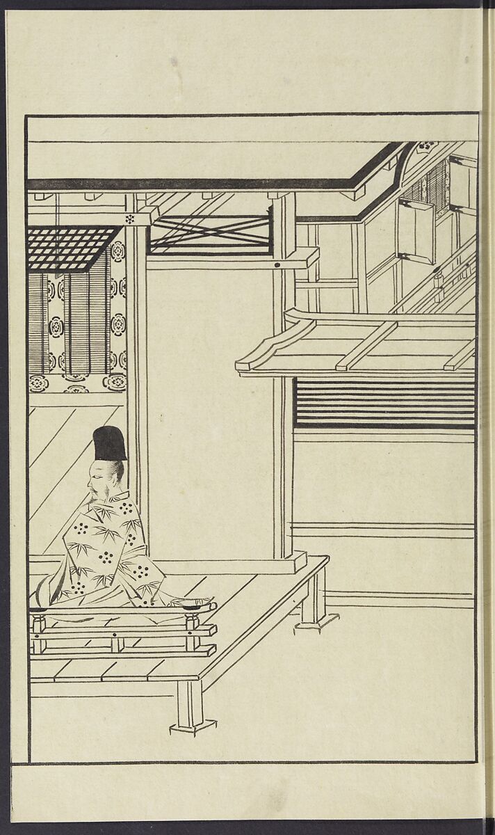 Story of Michizane Sugawara, known as Tenjin (Tenjin engi) 天神縁起, Reizen Saburo Tametaka 冷泉(岡田)為恭 (died 1864), Ink and color on paper, Japan