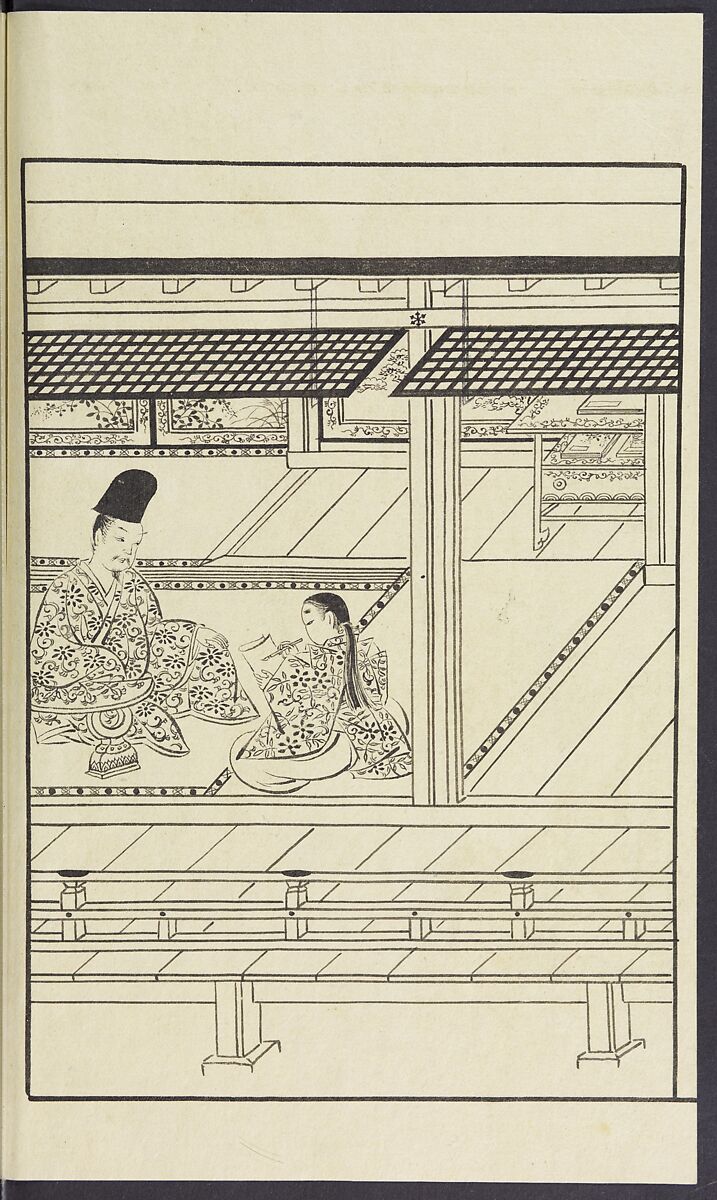 Story of Michizane Sugawara, known as Tenjin (Tenjin engi) 天神縁起, Reizen Saburo Tametaka 冷泉(岡田)為恭 (died 1864), Ink and color on paper, Japan