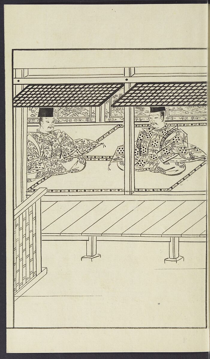 Story of Michizane Sugawara, known as Tenjin (Tenjin engi) 天神縁起, Reizen Saburo Tametaka 冷泉(岡田)為恭 (died 1864), Ink and color on paper, Japan