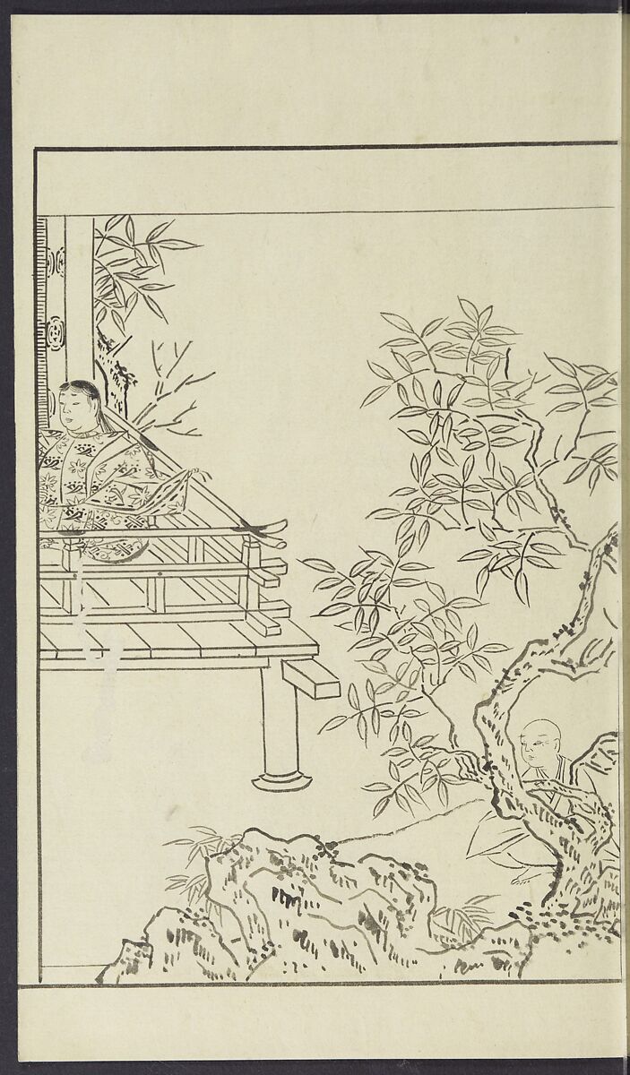 Story of Michizane Sugawara, known as Tenjin (Tenjin engi) 天神縁起, Reizen Saburo Tametaka 冷泉(岡田)為恭 (died 1864), Ink and color on paper, Japan