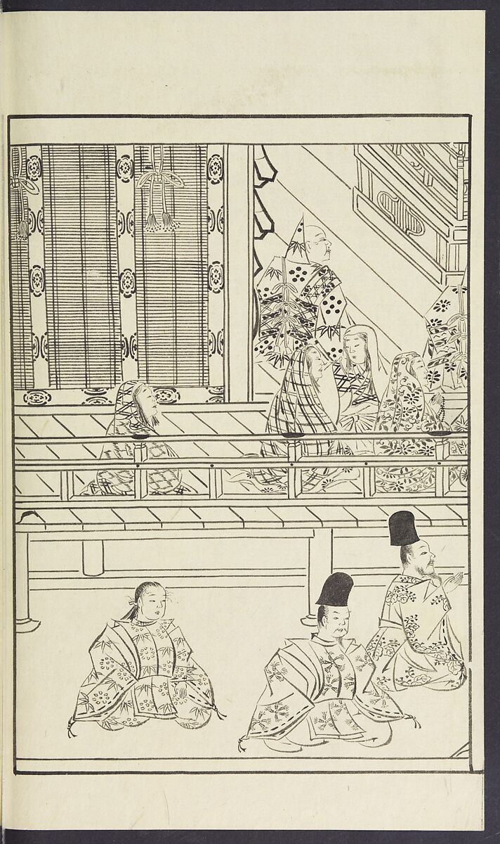 Story of Michizane Sugawara, known as Tenjin (Tenjin engi) 天神縁起, Reizen Saburo Tametaka 冷泉(岡田)為恭 (died 1864), Ink and color on paper, Japan