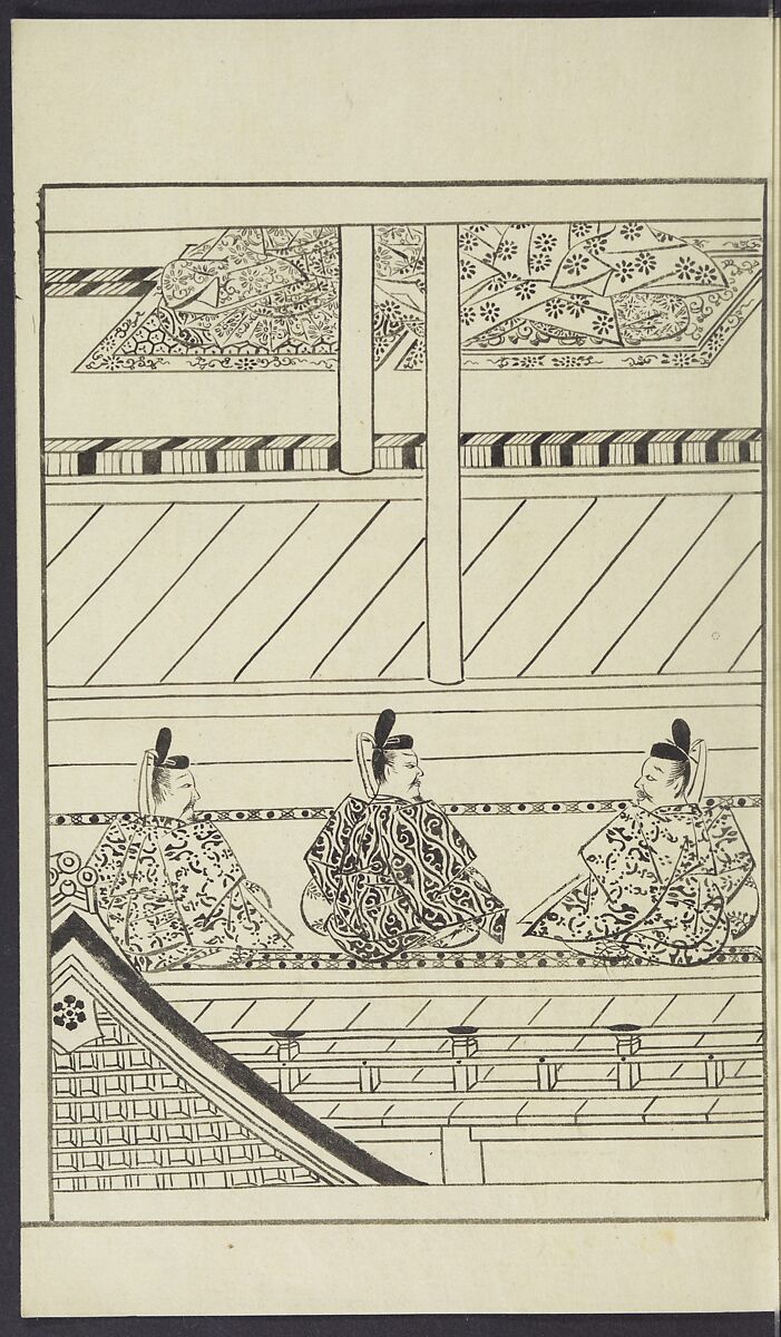 Story of Michizane Sugawara, known as Tenjin (Tenjin engi) 天神縁起, Reizen Saburo Tametaka 冷泉(岡田)為恭 (died 1864), Ink and color on paper, Japan