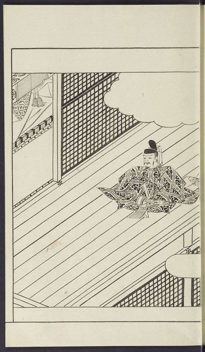 Story of Michizane Sugawara, known as Tenjin (Tenjin engi) 天神縁起, Reizen Saburo Tametaka 冷泉(岡田)為恭 (died 1864), Ink and color on paper, Japan