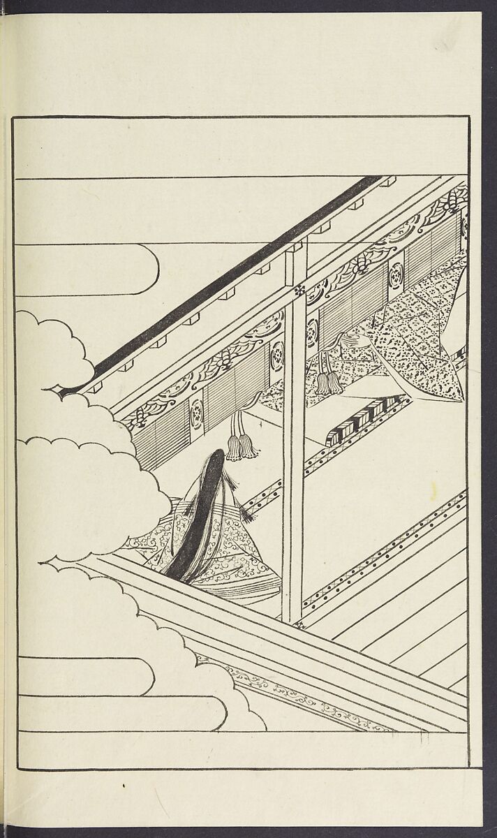 Story of Michizane Sugawara, known as Tenjin (Tenjin engi) 天神縁起, Reizen Saburo Tametaka 冷泉(岡田)為恭 (died 1864), Ink and color on paper, Japan