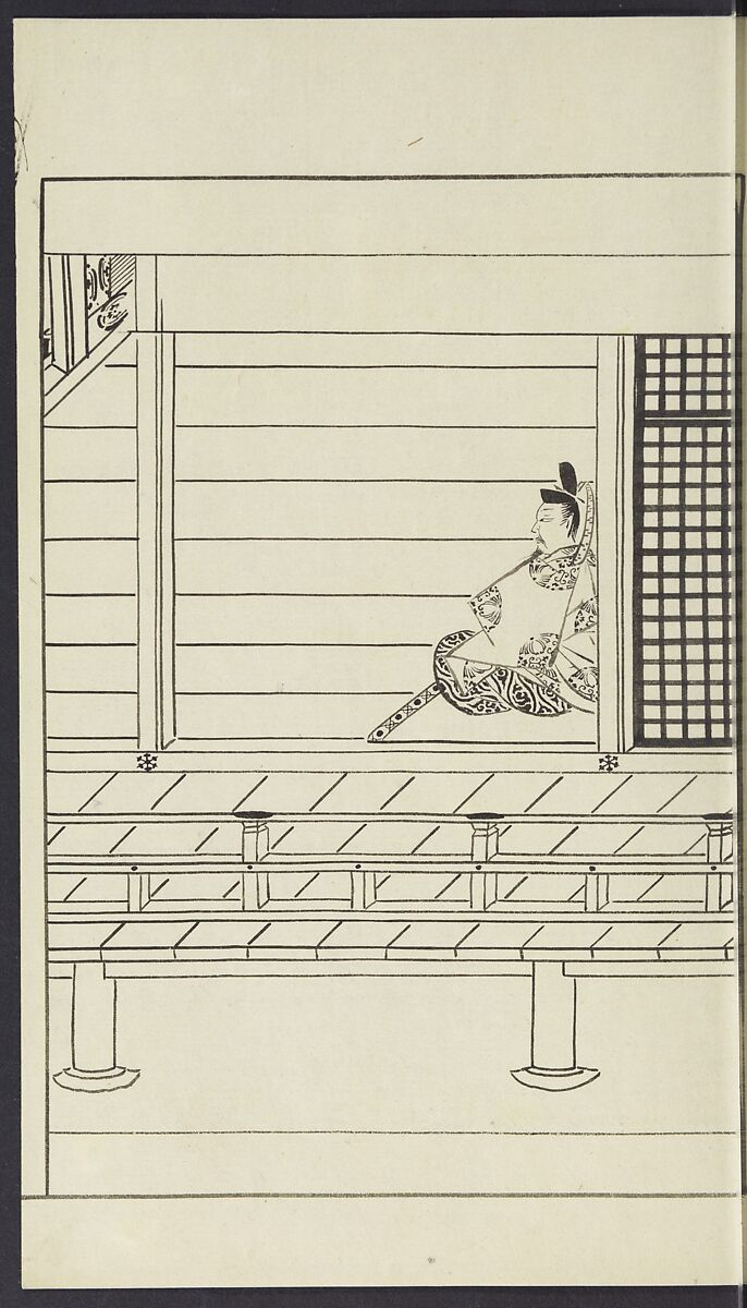 Story of Michizane Sugawara, known as Tenjin (Tenjin engi) 天神縁起, Reizen Saburo Tametaka 冷泉(岡田)為恭 (died 1864), Ink and color on paper, Japan