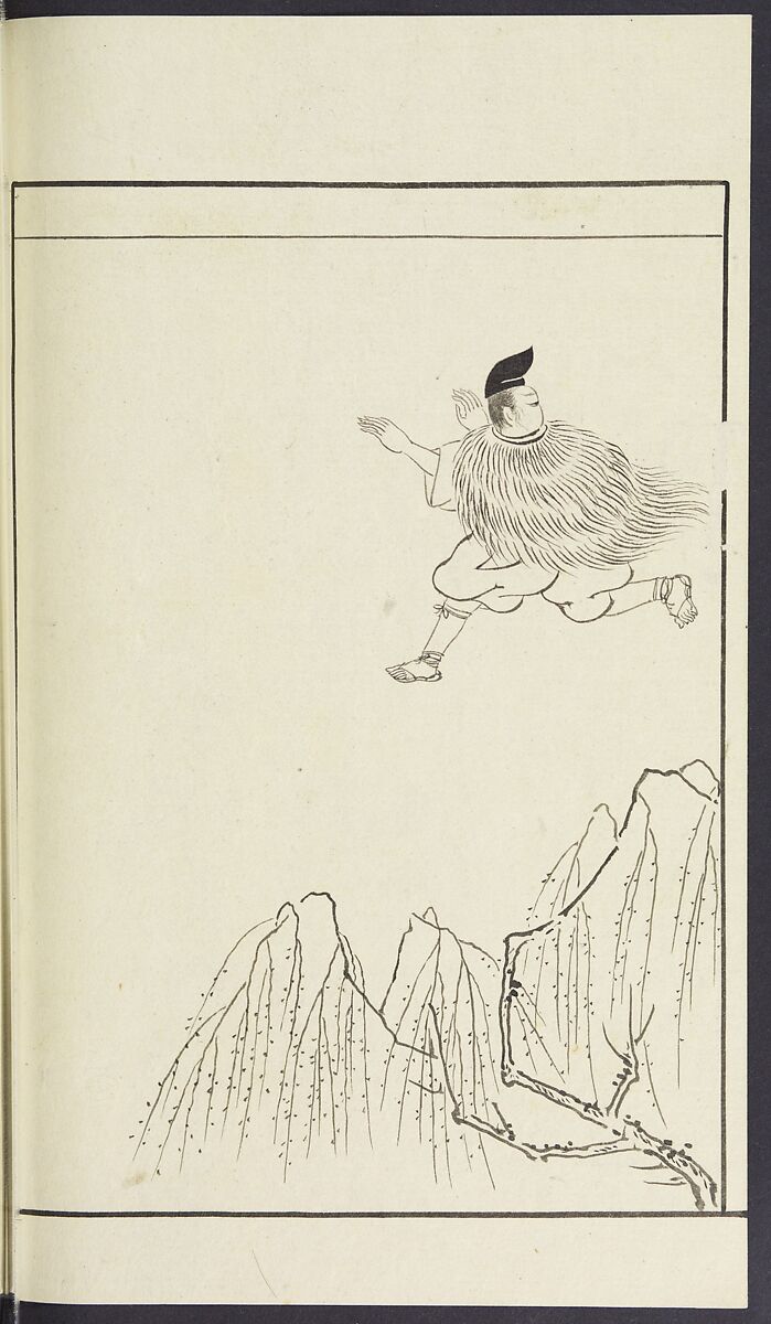 Story of Michizane Sugawara, known as Tenjin (Tenjin engi) 天神縁起, Reizen Saburo Tametaka 冷泉(岡田)為恭 (died 1864), Ink and color on paper, Japan