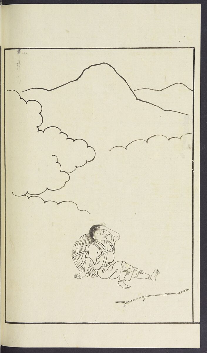 Story of Michizane Sugawara, known as Tenjin (Tenjin engi) 天神縁起, Reizen Saburo Tametaka 冷泉(岡田)為恭 (died 1864), Ink and color on paper, Japan
