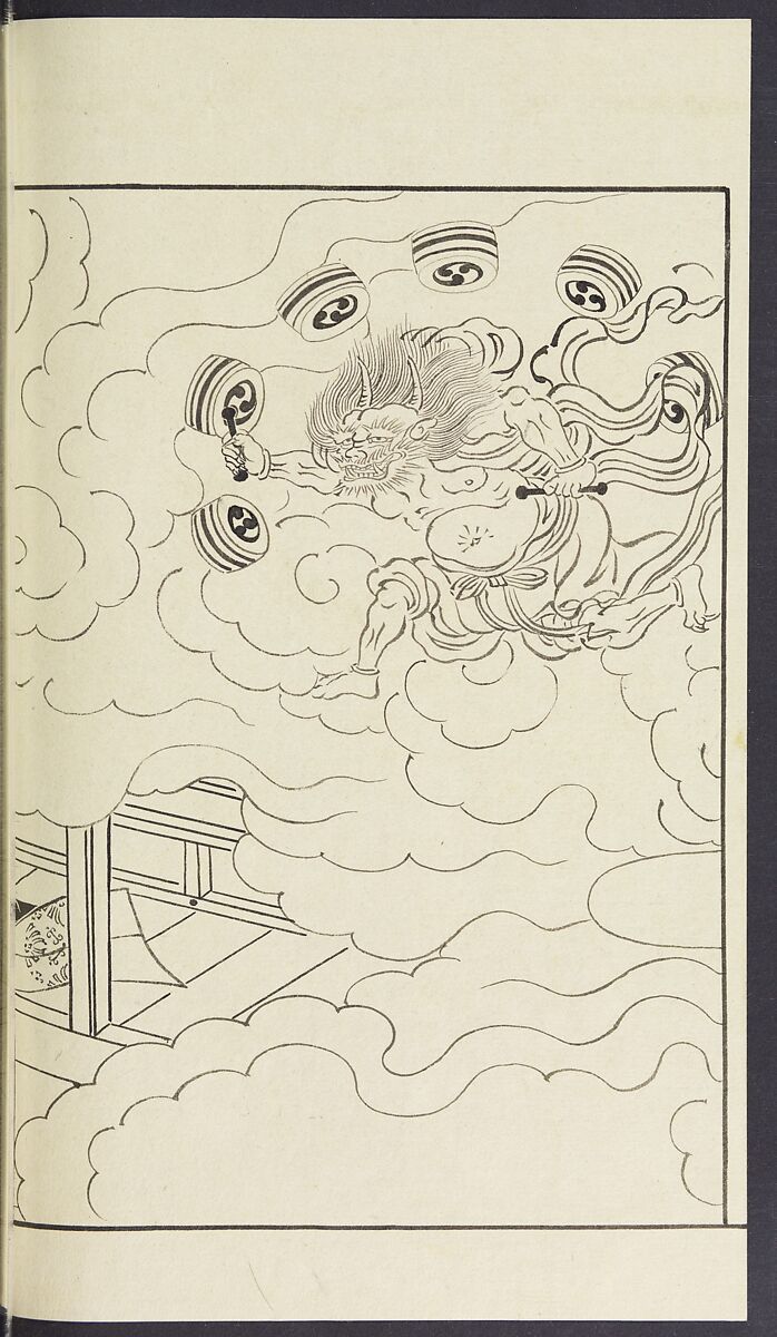 Story of Michizane Sugawara, known as Tenjin (Tenjin engi) 天神縁起, Reizen Saburo Tametaka 冷泉(岡田)為恭 (died 1864), Ink and color on paper, Japan