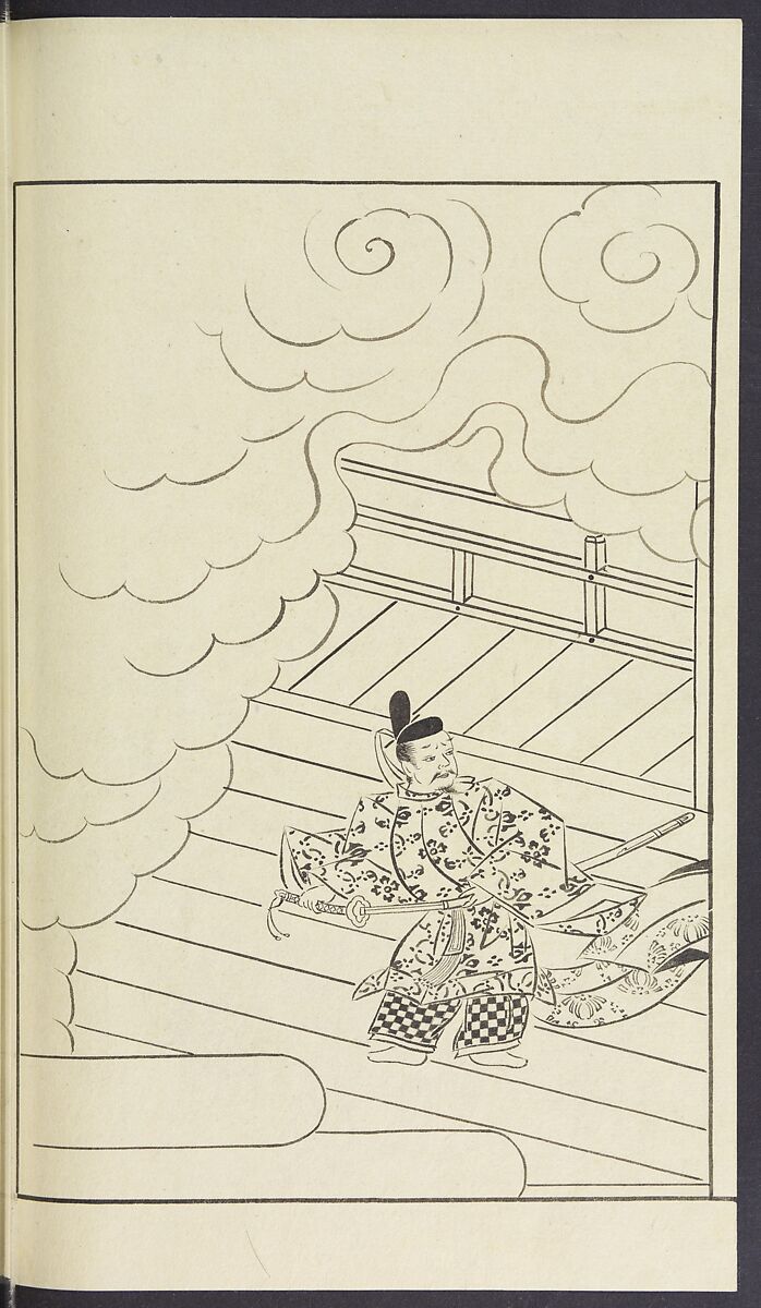 Story of Michizane Sugawara, known as Tenjin (Tenjin engi) 天神縁起, Reizen Saburo Tametaka 冷泉(岡田)為恭 (died 1864), Ink and color on paper, Japan