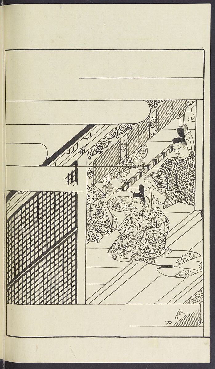 Story of Michizane Sugawara, known as Tenjin (Tenjin engi) 天神縁起, Reizen Saburo Tametaka 冷泉(岡田)為恭 (died 1864), Ink and color on paper, Japan