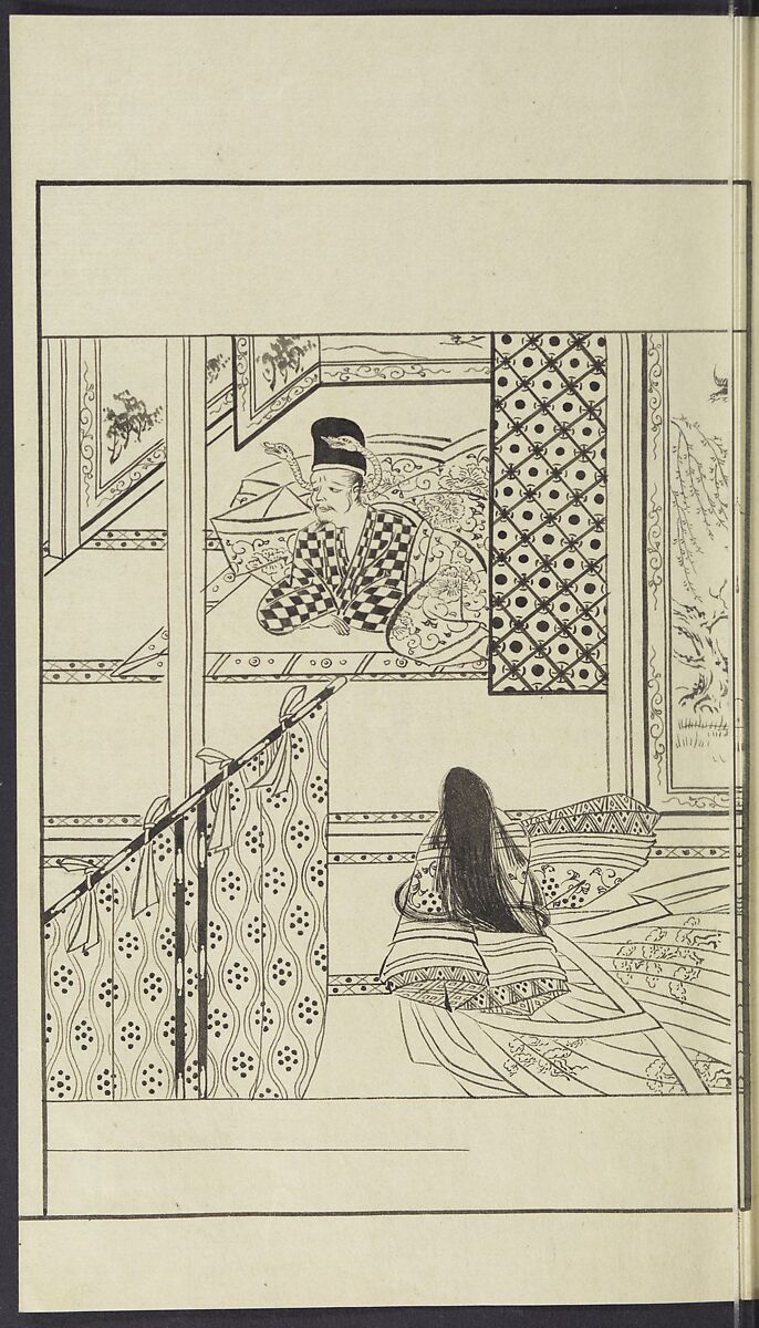 Story of Michizane Sugawara, known as Tenjin (Tenjin engi) 天神縁起, Reizen Saburo Tametaka 冷泉(岡田)為恭 (died 1864), Ink and color on paper, Japan