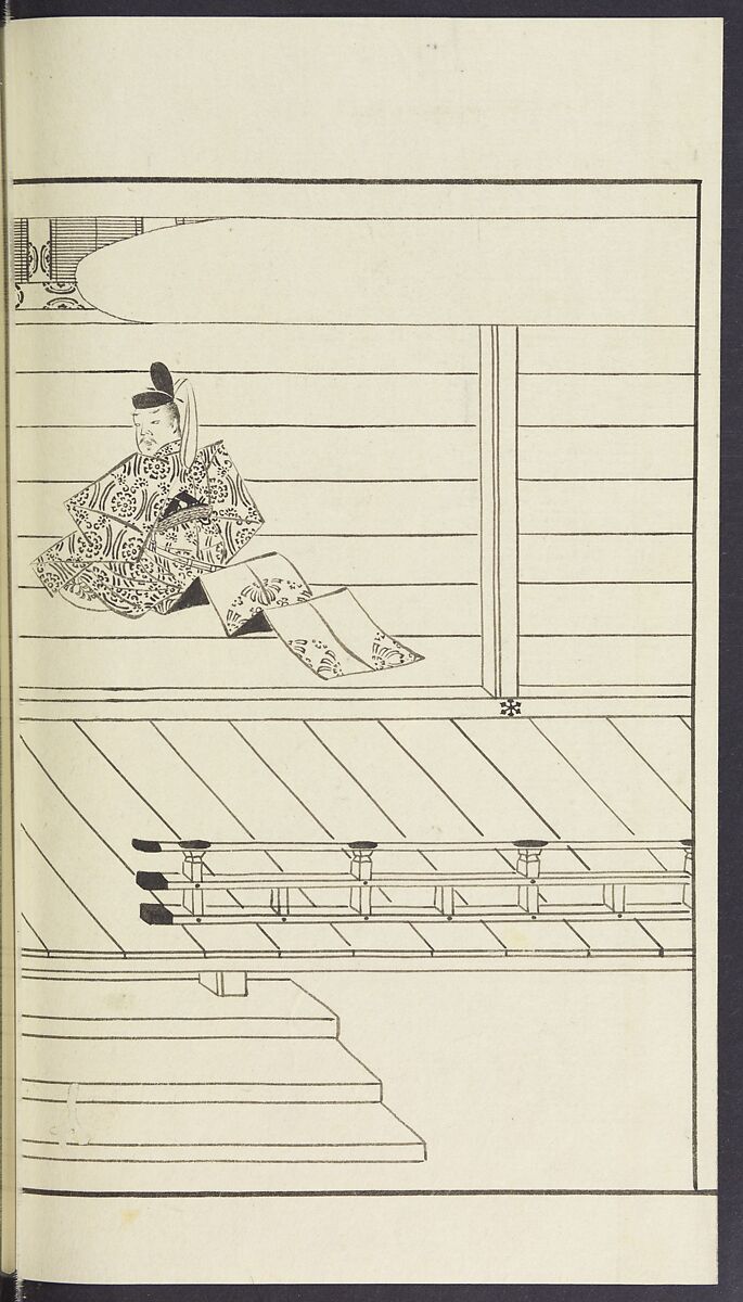Story of Michizane Sugawara, known as Tenjin (Tenjin engi) 天神縁起, Reizen Saburo Tametaka 冷泉(岡田)為恭 (died 1864), Ink and color on paper, Japan
