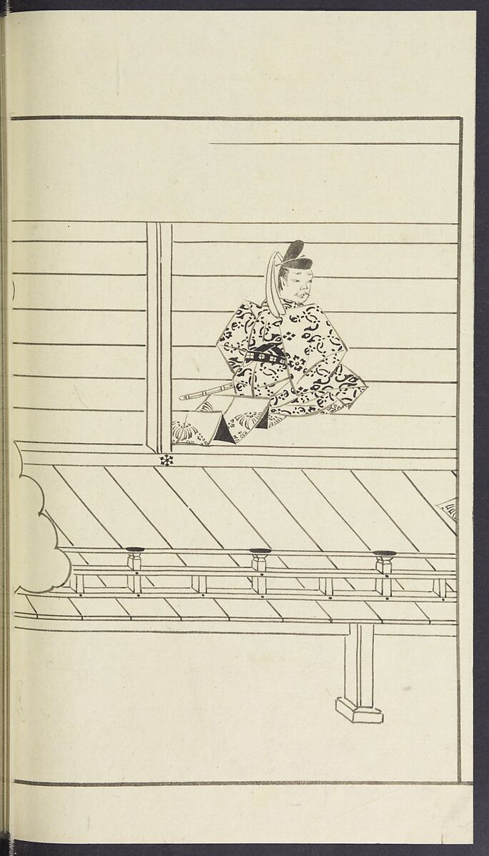 Story of Michizane Sugawara, known as Tenjin (Tenjin engi) 天神縁起, Reizen Saburo Tametaka 冷泉(岡田)為恭 (died 1864), Ink and color on paper, Japan