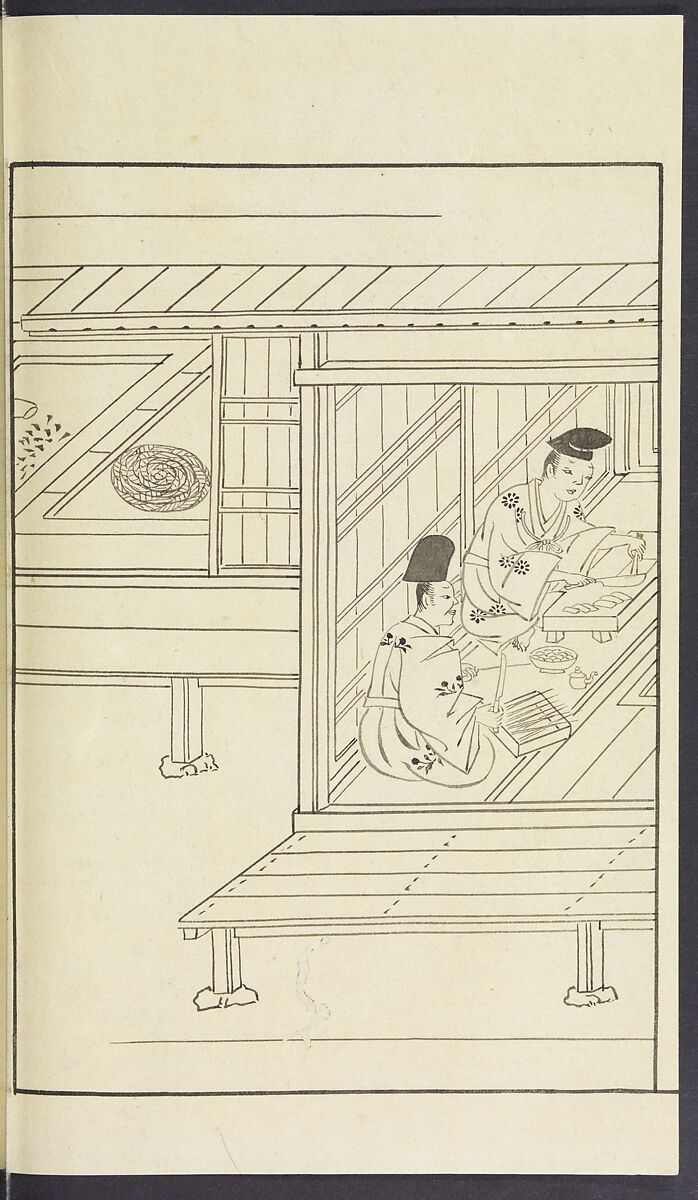 Story of Michizane Sugawara, known as Tenjin (Tenjin engi) 天神縁起, Reizen Saburo Tametaka 冷泉(岡田)為恭 (died 1864), Ink and color on paper, Japan