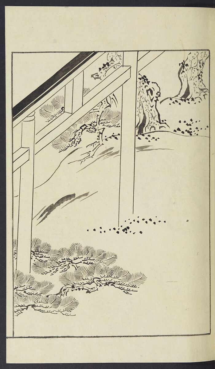 Story of Michizane Sugawara, known as Tenjin (Tenjin engi) 天神縁起, Reizen Saburo Tametaka 冷泉(岡田)為恭 (died 1864), Ink and color on paper, Japan