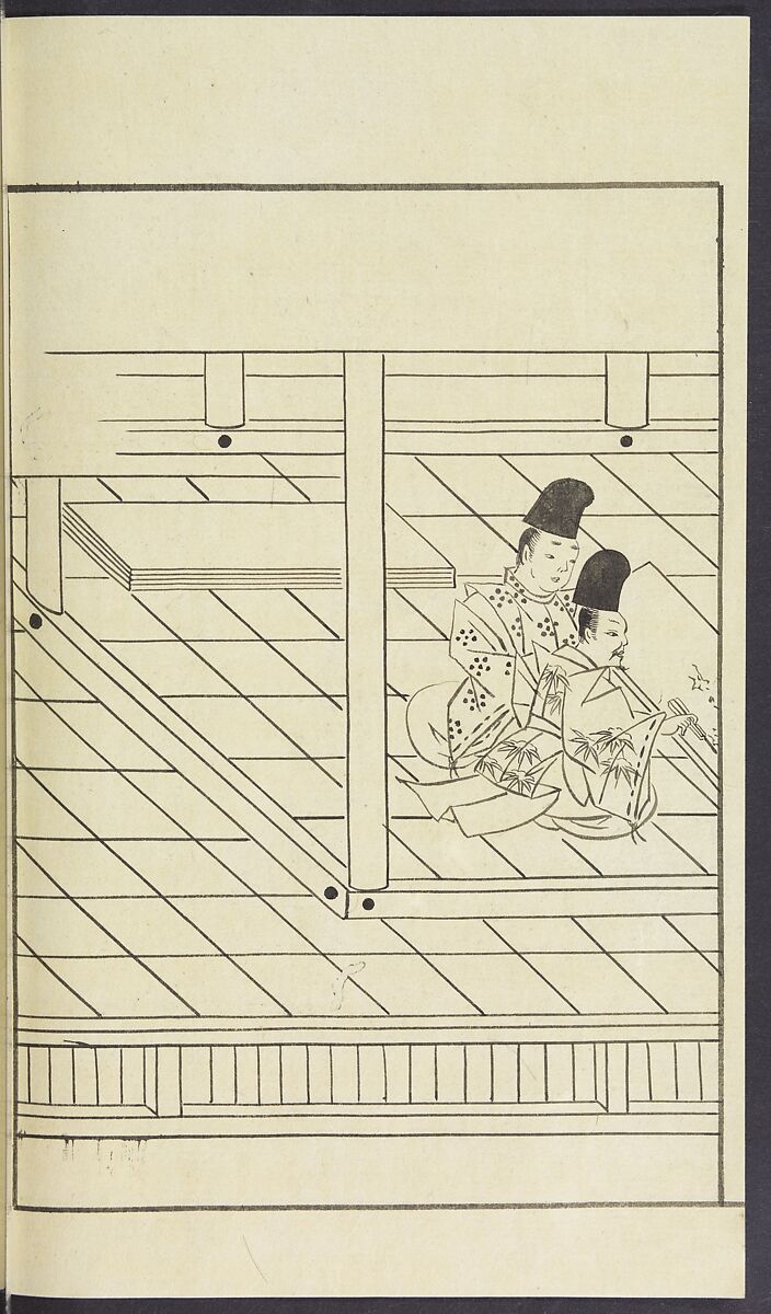 Story of Michizane Sugawara, known as Tenjin (Tenjin engi) 天神縁起, Reizen Saburo Tametaka 冷泉(岡田)為恭 (died 1864), Ink and color on paper, Japan