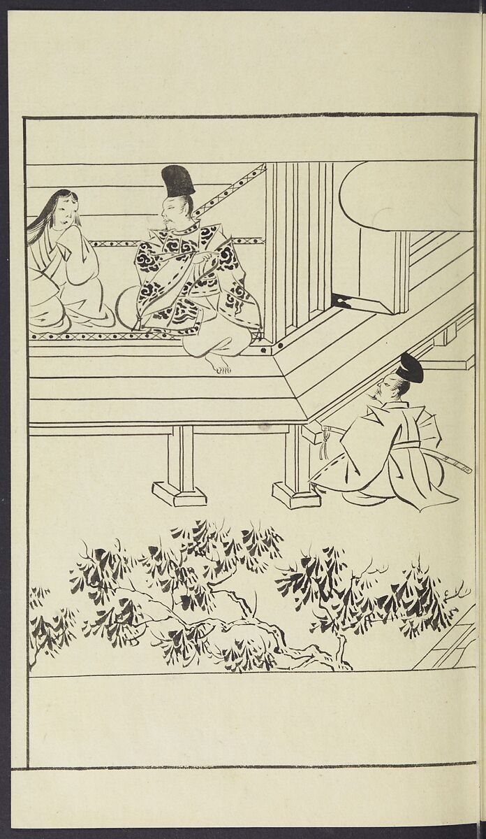 Story of Michizane Sugawara, known as Tenjin (Tenjin engi) 天神縁起, Reizen Saburo Tametaka 冷泉(岡田)為恭 (died 1864), Ink and color on paper, Japan