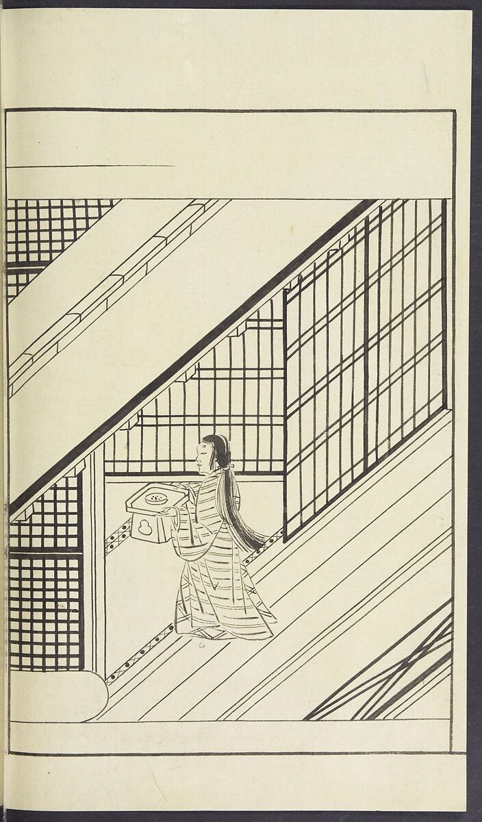 Story of Michizane Sugawara, known as Tenjin (Tenjin engi) 天神縁起, Reizen Saburo Tametaka 冷泉(岡田)為恭 (died 1864), Ink and color on paper, Japan