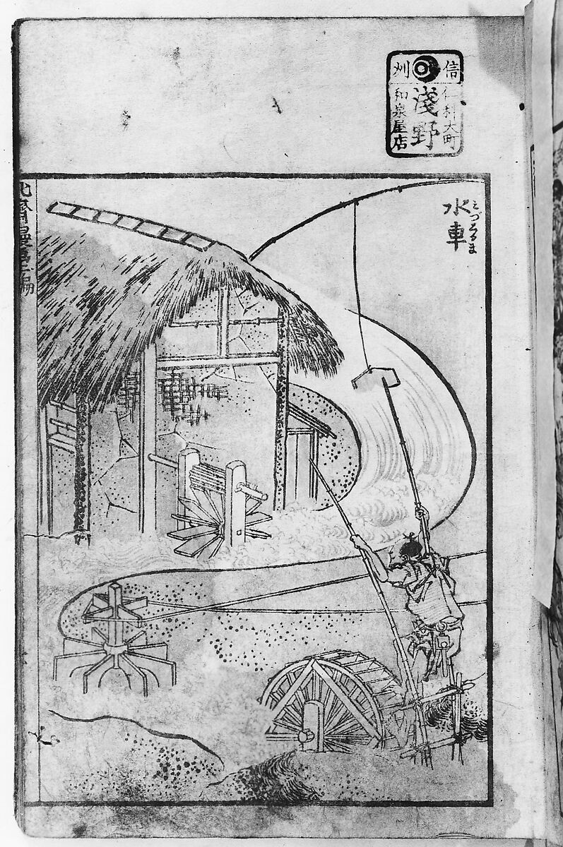 Transmitting the Spirit, Revealing the Form of Things: Hokusai Sketchbooks, volume 2 (Denshin kaishu: Hokusai manga, nihen ), Katsushika Hokusai (Japanese, Tokyo (Edo) 1760–1849 Tokyo (Edo)), Woodblock printed book; ink and color on paper, Japan