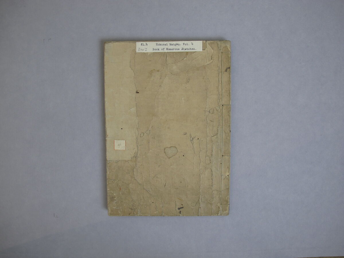 Transmitting the Spirit, Revealing the Form of Things: Hokusai Sketchbooks, volume 4 (Denshin kaishu: Hokusai manga, yonhen), Katsushika Hokusai (Japanese, Tokyo (Edo) 1760–1849 Tokyo (Edo)), Woodblock printed book; ink and color on paper, Japan