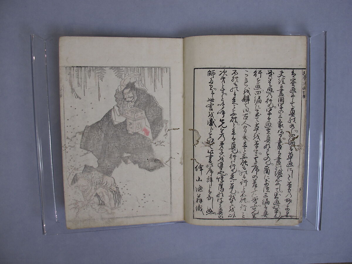 Transmitting the Spirit, Revealing the Form of Things: Hokusai Sketchbooks, volume 4 (Denshin kaishu: Hokusai manga, yonhen), Katsushika Hokusai (Japanese, Tokyo (Edo) 1760–1849 Tokyo (Edo)), Woodblock printed book; ink and color on paper, Japan