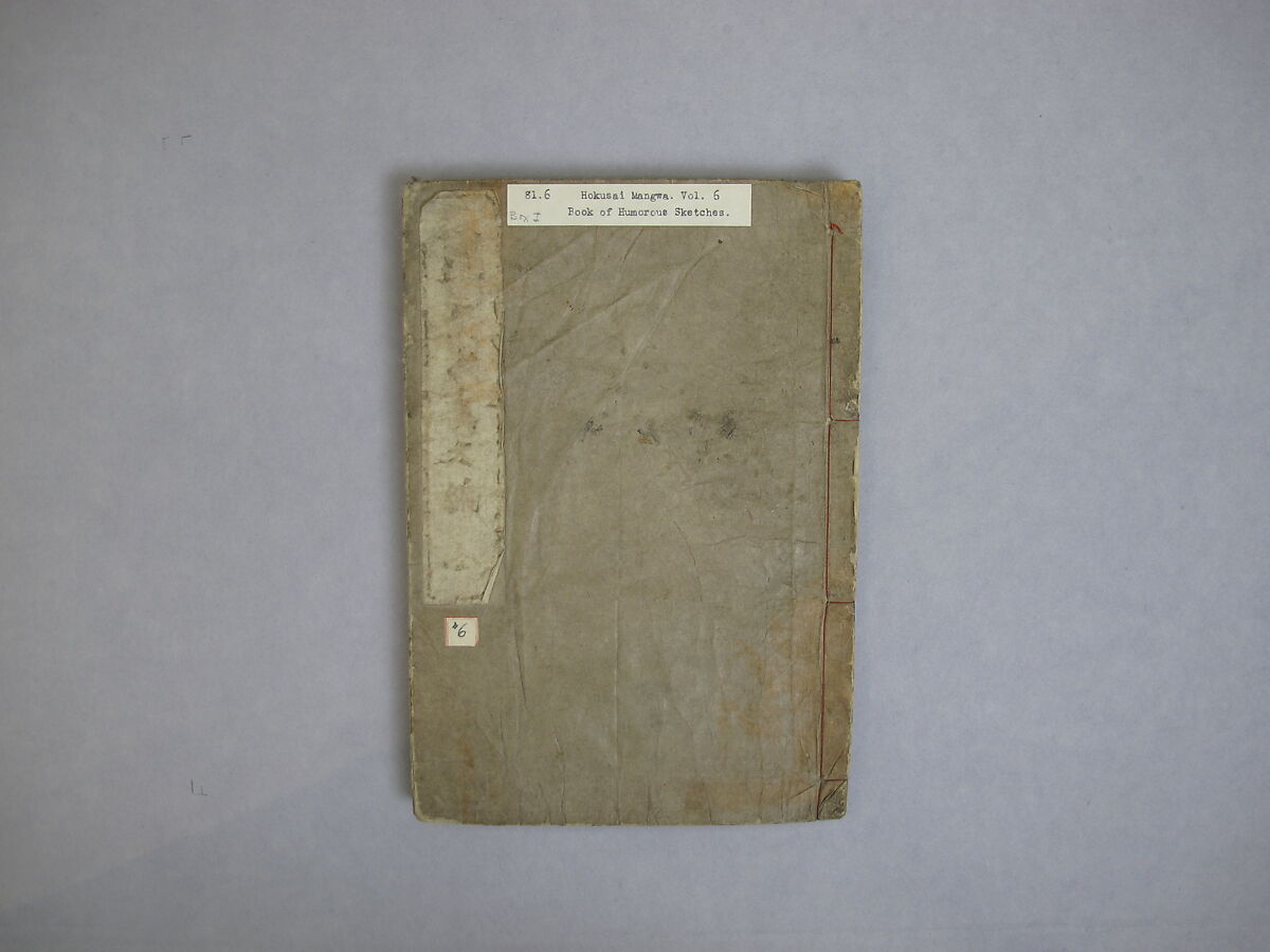 Transmitting the Spirit, Revealing the Form of Things: Hokusai Sketchbooks, volume 6 (Denshin kaishu: Hokusai manga, rokuhen), Katsushika Hokusai (Japanese, Tokyo (Edo) 1760–1849 Tokyo (Edo)), Woodblock printed book; ink and color on paper, Japan