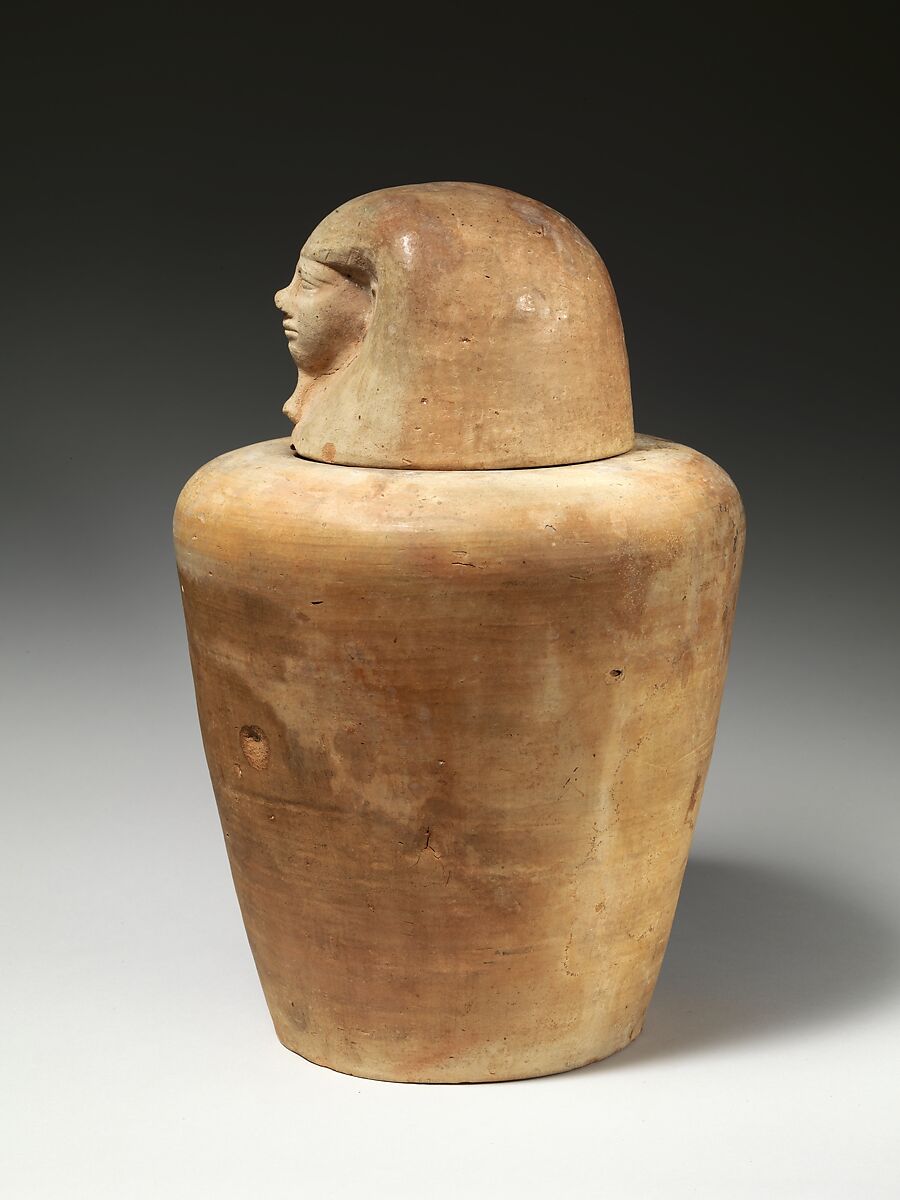 Canopic jar of Tetinakht: Imseti, Pottery, Marl A4
