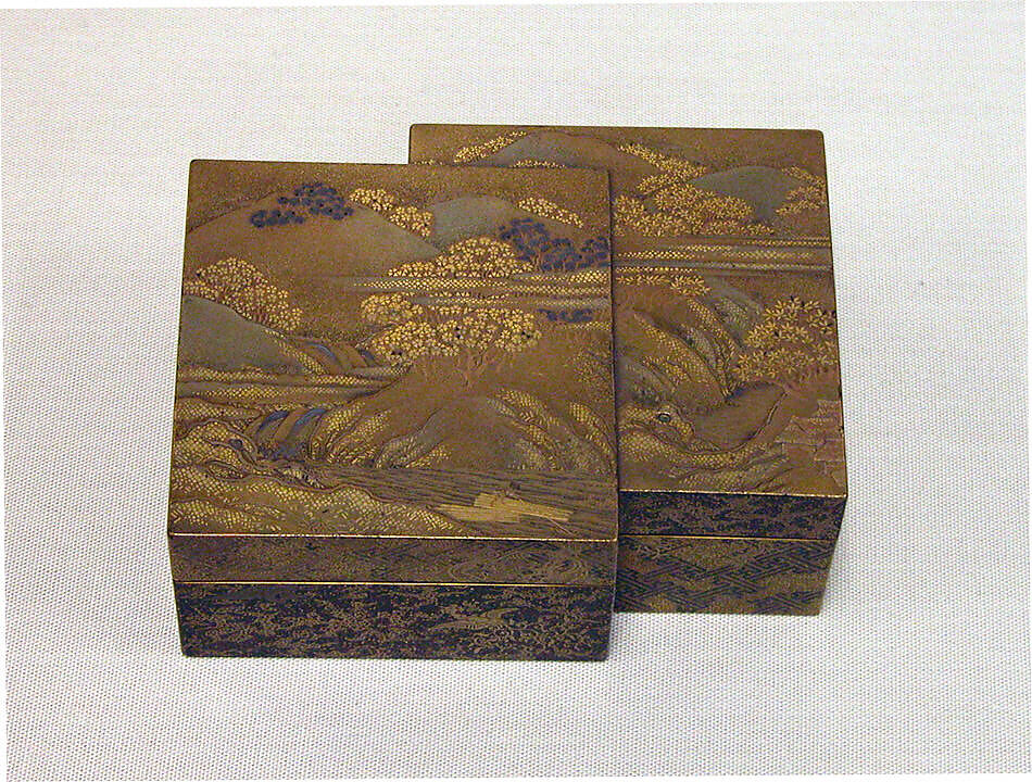 Incense Box, Lacquer, Japan 