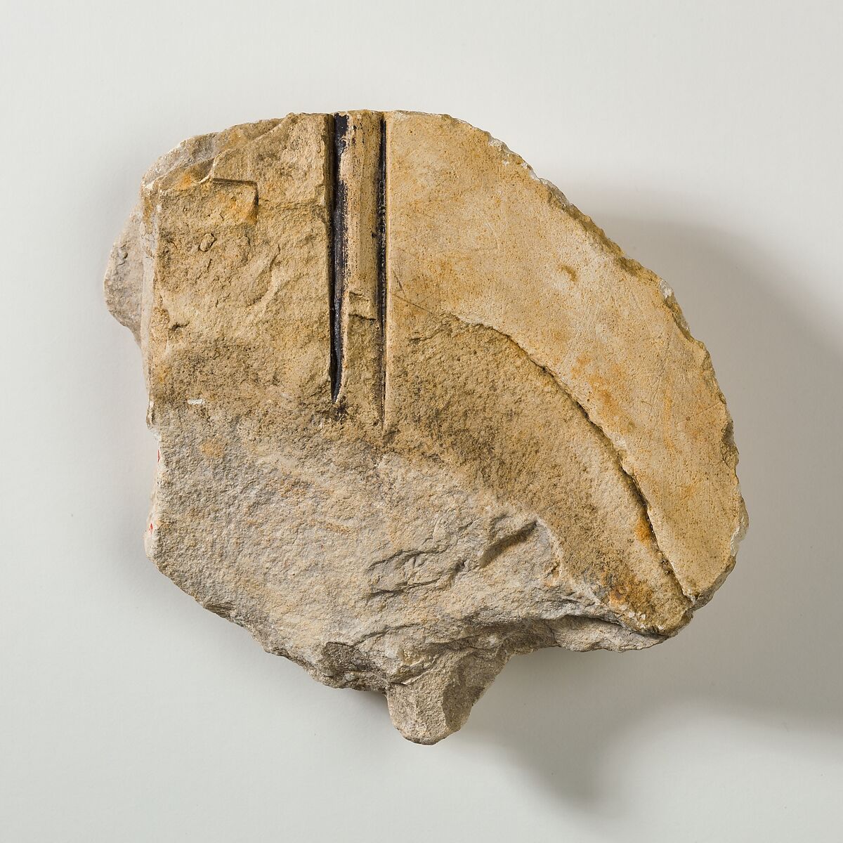 Relief Fragment from the Tomb of Neferu or Khety, Limestone, paint 