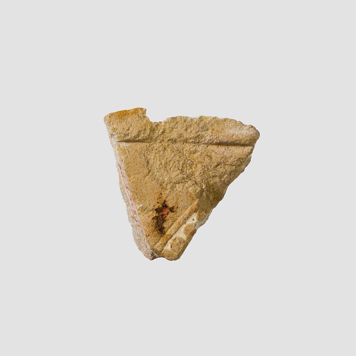 Relief Fragment from the Tomb of Neferu or Khety, Limestone, paint 