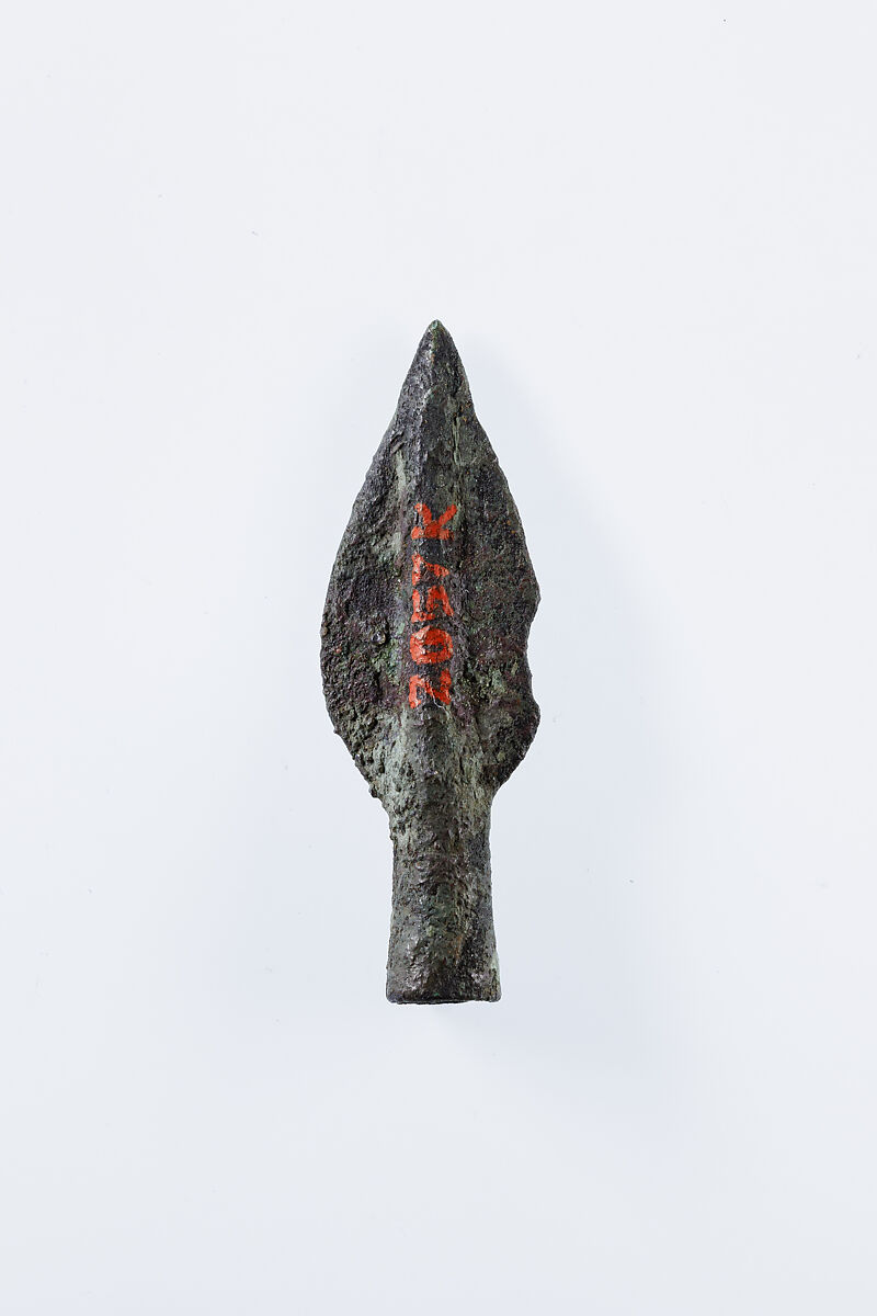 Arrow point, Bronze or copper alloy