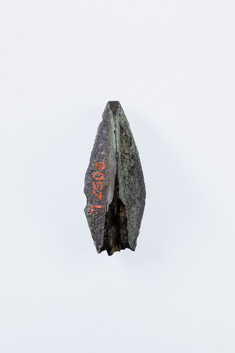 Arrow point, Bronze or copper alloy