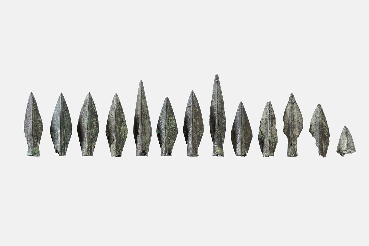 Arrow point, Bronze or copper alloy