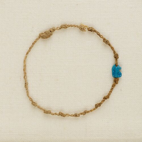 Bracelet with wedjat eye amulet