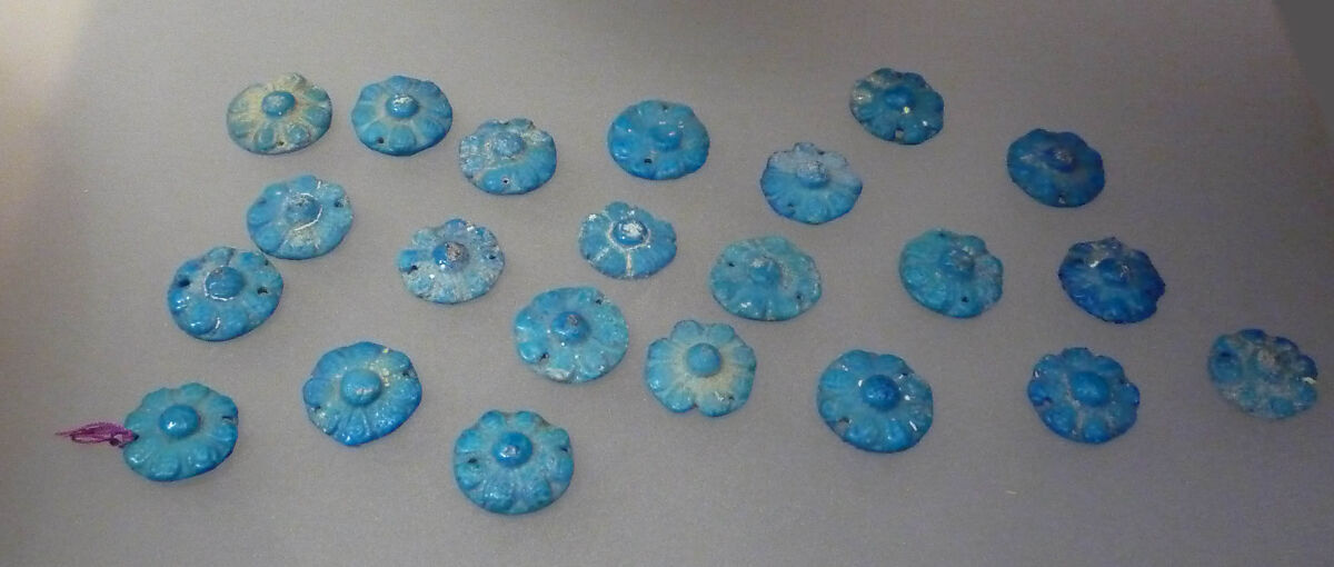 Thirty-two Rosettes, Faience 